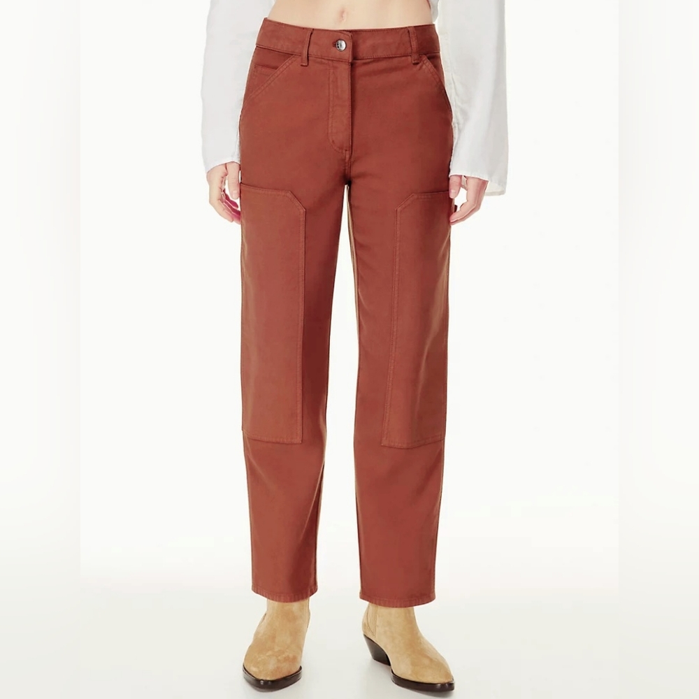 Aritzia Wilfred Free Brennan Pant - Rich Copper